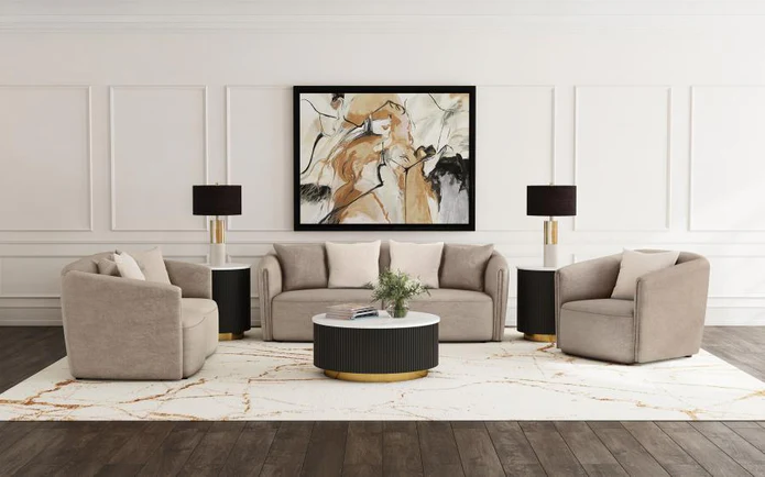 TownSend Sofa Chenille Color Latte