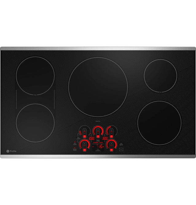 Parrilla Cooktop GE Profile con marco de acero inoxidable 36" de Ancho