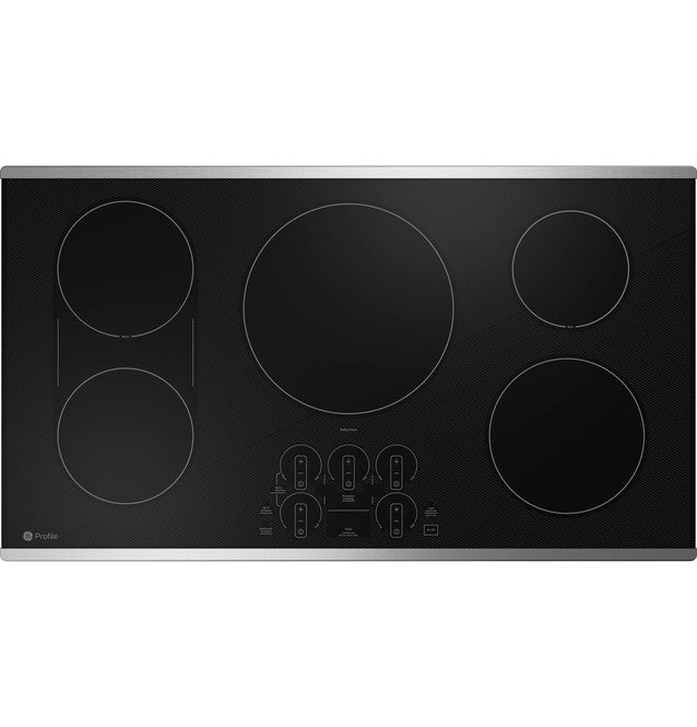 Parrilla Cooktop GE Profile con marco de acero inoxidable 36" de Ancho